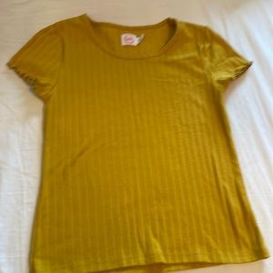 Girls gold t-shirt